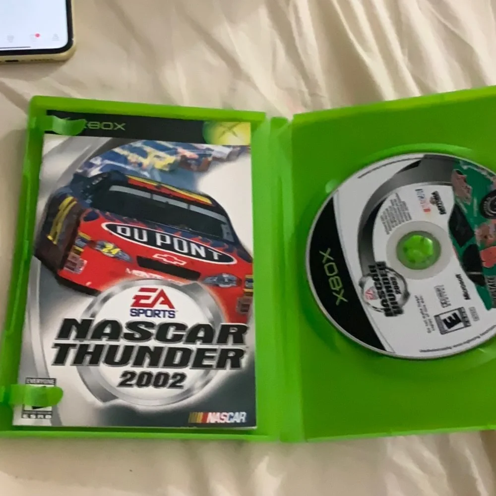 Vintage Y2K Original Xbox EA Sports NASCAR Thunder 2002 Video Game
